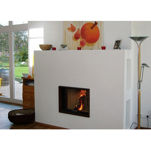 Brunner kompakt-kamin kk 51/55 lifting, стальной дымосборник 45?, черные рамки_1