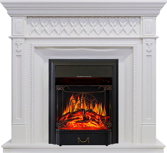 Royal Flame Alexandria очаг Majestic FX Black махагон коричневый антик_1