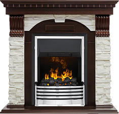 Dimplex Dublin очаг Flagstaff темный дуб/сланец белый